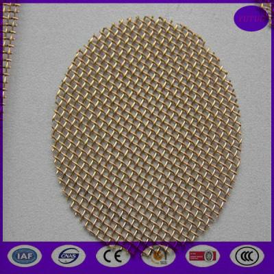 China 16 mesh ,wire dia 0.35mm, aperture 1.24mm plain weave brass wire mesh for sale