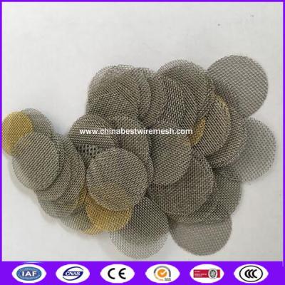 China Stainless Steel  Hookah Pipe Screen replace  Filters Mesh made in China for sale