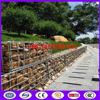 China 4 feet high, 4 feet deep  by 8 feet length welded gabion basket building a retention wall for sale