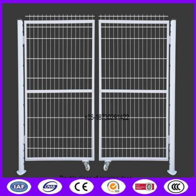 China Double piece of door opening Peach Shape tube fence gate from China as fence application for sale