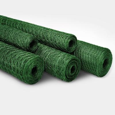 China 40mmx40mm PVC Coated Hexagonal Chicken Wire Mesh for sale