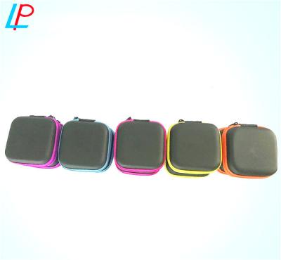 China Factory Wholesale Portable Molded Goods Shockproof EVA Earphone Storage Case Colorful With Zipper Closure for sale