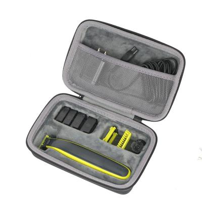 China Dongguan Factory Black Zipper Box Waterproof Hard Travel Portable Case EVA Trimmer Shaver Storage Case for sale