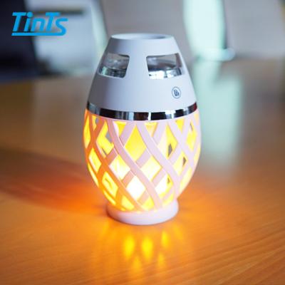 China PORTABLE Outdoor Flame Light Wireless BT Speaker With Detachable Ground Stake for sale