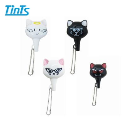 China Connect To 2 Sets Of Headphones Cat Face Design - 3.5mm Earphone Headphone Audio Splitter For Mobiles/Tablets for sale