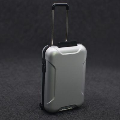 China 5000mAh Silvery Light Wireless Portable Hand Power Bank BT Original Hong Kong Design Suitcase Suitcase Phone Free Speaker Stand for sale