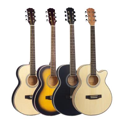 China Music GM006 40 Inch Colorful Ultra Thin Acoustic Guitar Music Instrument Guitar Manufacturers for sale