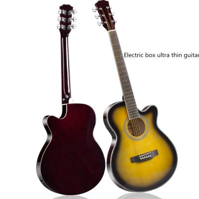 China Ultra Thin Rosewood Fingerboard Basswood GDM40CB Basswood Acoustic Guitar Acoustic Guitar for sale