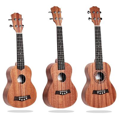 China Wholesale Custom GU08 Small Guitar Durable 21/23 Inch Ukulele Kids Practice Beginner Colorful Ukulele for sale