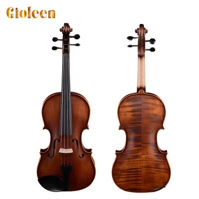 China FLV2111 White Pine Violin Chinese Professional Handmade High Quality Violin Classical Student Violin for sale