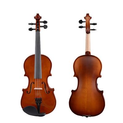 China FLV1111 White Pine Wholesale Cheap Price Violin China Manufacturer Professional Beginner Violin For Adults Flamed Maple Violin for sale