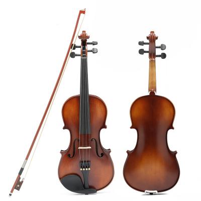 China Cheap Price Violin Beginner Violin Professional Flawless Student TY-5-1 Chinese Handmade Children Oil Varnish Violin For Sale for sale