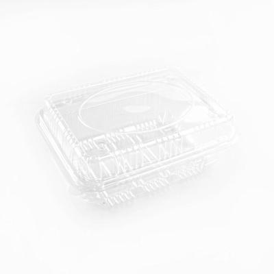 China Disposable Plastic Food Box One Time Use Plastic Dry Fruit Tray Plastic Clear Food Box for sale