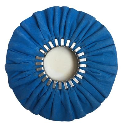 China Sisal Cloth Polishing Wheel Blue / High Strength Airflow Polishing Wheel for sale