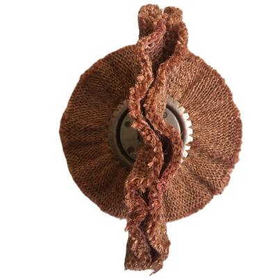 China Sisal Cloth Higher Quality Sisal Treated Polishing Buffing Wheel for sale