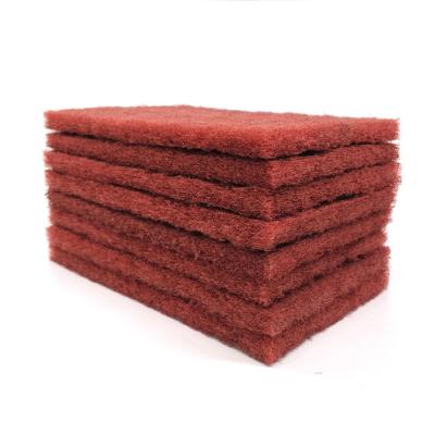 China Wood /others abrasive scouring pad / nonwoven fabric cleaning and metal treatment wood for sale