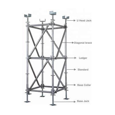 China modern steel material lock galvanized ringlock scaffolding construction building scaffold ring system price for sale