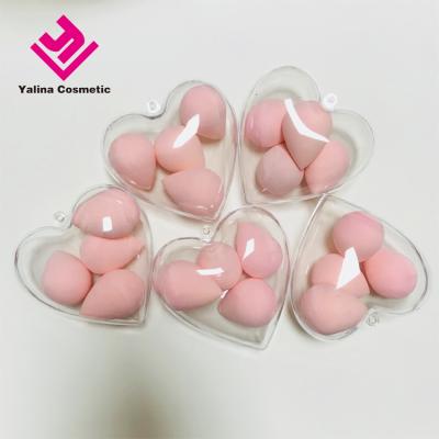 China Raised in water small multi-shape makeup sponge multi blender set makeup sponge packaging box for sale