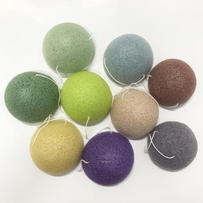 China All New Custom Wholesale Natural Women's Natural Sea Logo Yalina Konjac Sponge for sale