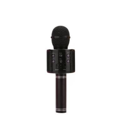 China Handheld Microphone Hot Sale Party WS-858 Home BT Speaker WS858 Handle Karaoke With MIC Support TF/USB/MP3Wireless Handheld Microphone for sale