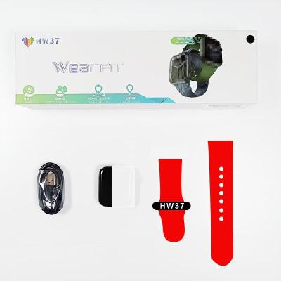 China Hot APP Control Android Smart Watch Hw37 New Blood Oxygen Monitor Heart Rate Tracker Smart Watches Hw 37 for sale