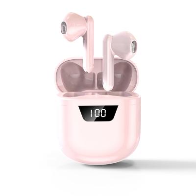 China 2021 LED Digital Display Wireless Headphones J55 HB12 Earbuds With Digital Display Earphone For Listen Music Play Game for sale