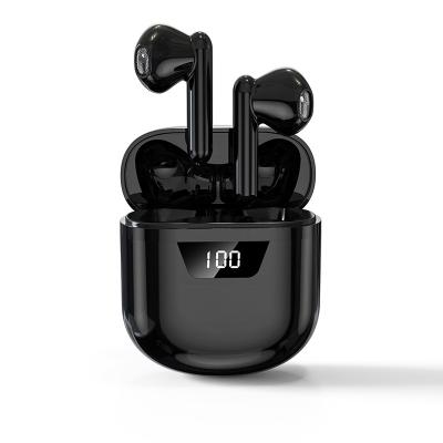 China 2021 LED Digital Display Radio Earbuds J55 HB12 Headphones With Digital Display Earbuds For Listen Music Play Game for sale