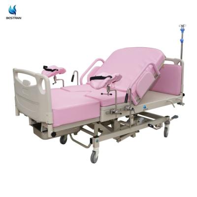 China Manual Hospital Delivery Bed Baby Birth Recovery Hydraulic Controlled Height Adjustment for sale