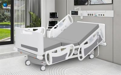 China Critical Care Electric ICU Bed Integrated Bed Rail Controllers Hospital Room Furniture for sale