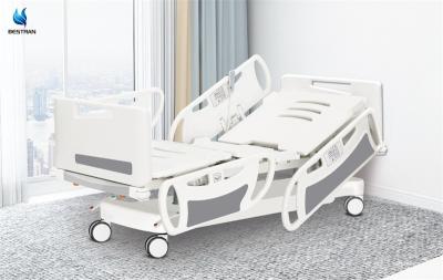 China Electric Motorized Hospital Bed With Centralized Control System And Plastic Bed Panels for sale