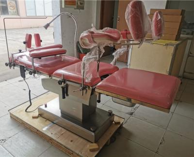 China Custom Hospital Electric Ob Gyn Examination Table with Backrest and Seat Adjustable for sale