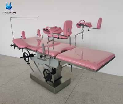 China Manual Obstetric Examination Table For Gynecological Surgeries And Childbirth Support for sale