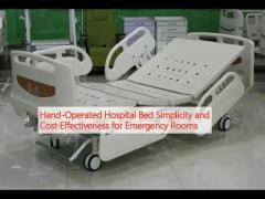 Hand-Operated Hospital Bed Simplicity and Cost-Effectiveness for Emergency Rooms