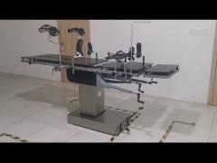 Manual Hydraulic Surgical Operating Table Double Layer Table Top For X Ray Cassette