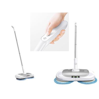 China Professional Cordless Broom Rectangle Household Floor Broom Minimalist Electric Cleaning Folding Type for sale