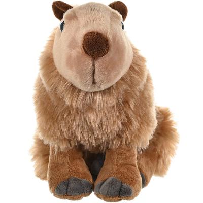 China Gift Kids Toys OEM Capybara Stuffed Toys 12 Inches Charming Furry Realistic Animal Stuffed Toys for sale