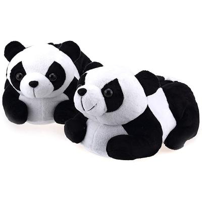 China Fashion Trend Cute Soft Comfortable Adult Children's Plush Slippers High Quality Panda Plush Slippers for sale