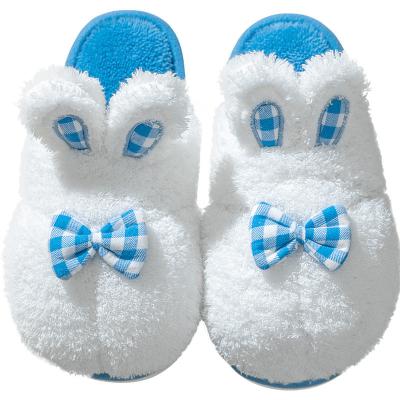 China Women's Cotton Bunny New Style Plush Slippers Fashion Trend Warm Home Slippers Fashion Plush Casual Slippers for sale