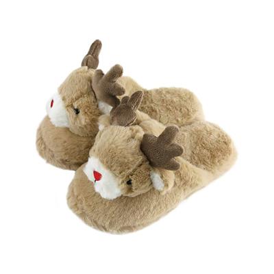 China Fashion Trend Plush Slippers Fuzzy Winter House Shoes Bedroom Cute Animal Fluffy Slippers for sale