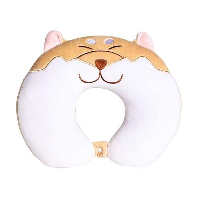 China Funny Therapy Corgi Styles Travel Neck Pillow Ultra Soft Cute Memory Foams U Shaped Pillow for sale