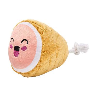 China Hot Viable Plush Dog Toy Chew Pet Toys Cute Chicken Leg Dog Squeaker Toys for sale