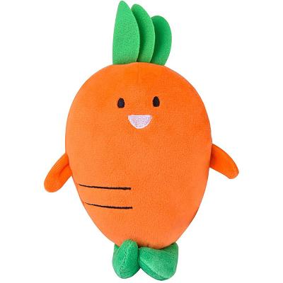 China ODM OEM Stuffed Plush Toy Dog Squeaky Chew Toys OEM Adorable Carrot Design Squeaky Toys For Wholesale for sale