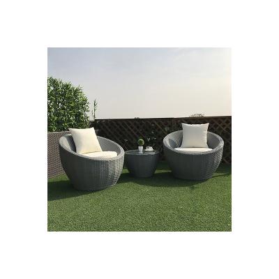 China Eco-friendly balcony table coffee table simple leisure rattan small outdoor chair and chair rattan for sale