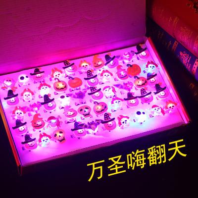 China Outdoor Toy Factory Wholesale LED Flashing Light Up Glowing Finger Ring Toys Electronic Fun Birthday Gifts Children Halloween Kids Toys for sale