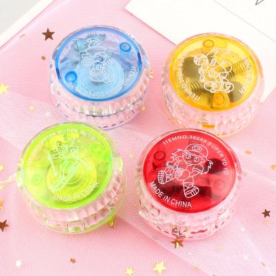 China Mini Wholesale Price Popular Custom Logo luminous LED light YOYO ball kids toys Cool YO-YO for sale