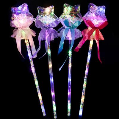 China PS Pentagram shape glow sticks star light magic wand children light-up toys wholesale party Concert props for sale