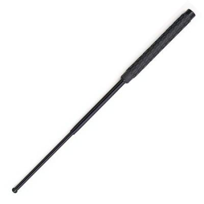 China 200mm Expandable police rubber baton with Seamless Stainless Steel Tube for sale