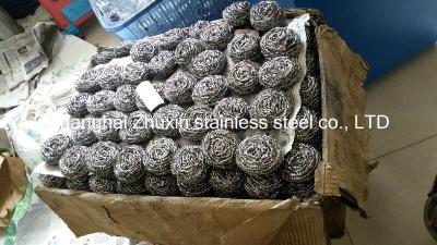 China household scourer S.S.  scouring balls for stove BBQ rack for sale