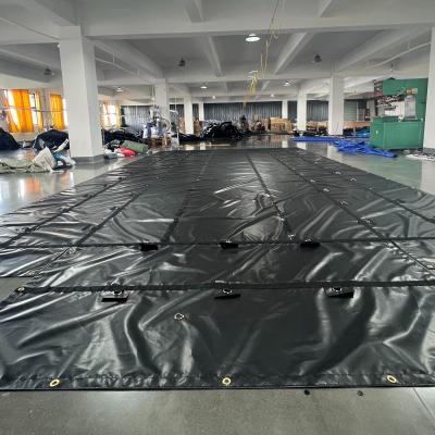 China 3 Piece Standard Lumber Tarpaulin Tarps Heavy Duty PVC Tarpaulin for sale