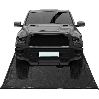 China Waterproof PVC Car Washing Mat For Easy Cleaning In Black Grey en venta